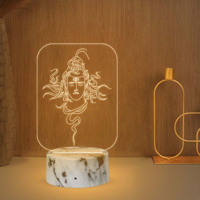 Lord Shiva Design Night Lamp